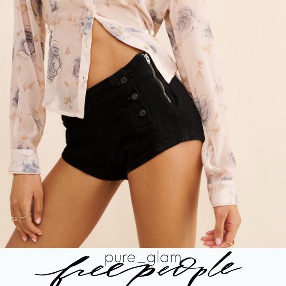 Free People denim shorts - Picture 6 of 6